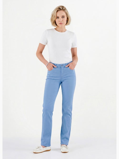 Le pantalon 5 poches brodé - Afibel - Kiabi Le pantalon 5 poches brodé - Afibel - Kiabi