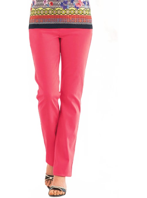 Le pantalon 5 poches brodé - Afibel - Kiabi