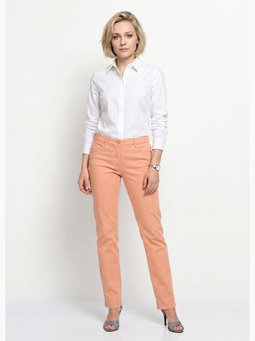 Le pantalon 5 poches brodé - Afibel - Kiabi Le pantalon 5 poches brodé - Afibel - Kiabi