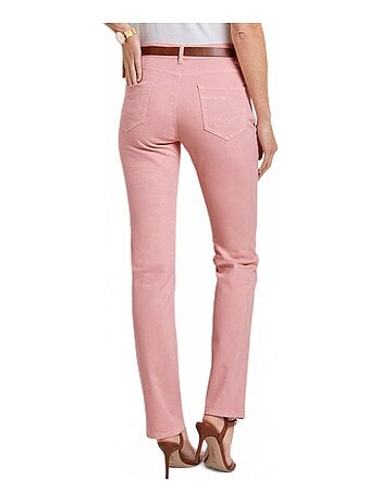 Le pantalon 5 poches brodé