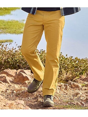 Le pantalon 5 poches en twill stretch - atlas for men