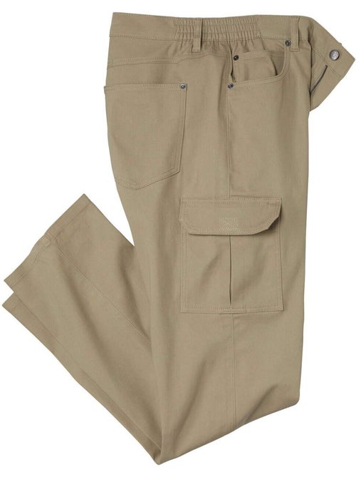 Le Pantalon 7 poches Taille Semi-Elastiquée Multipoche  - ATLAS FOR MEN - Kiabi