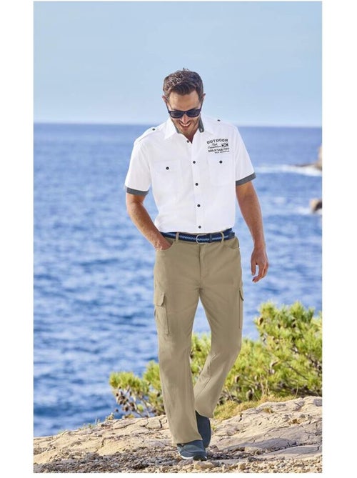 Le Pantalon 7 poches Taille Semi-Elastiquée Multipoche  - ATLAS FOR MEN - Kiabi