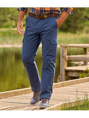 Le pantalon cargo à taille semi-élastiquée - atlas for men