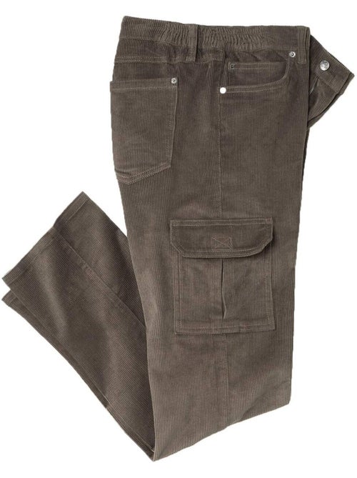 Le Pantalon Cargo en Velours Côtelé  - ATLAS FOR MEN - Kiabi