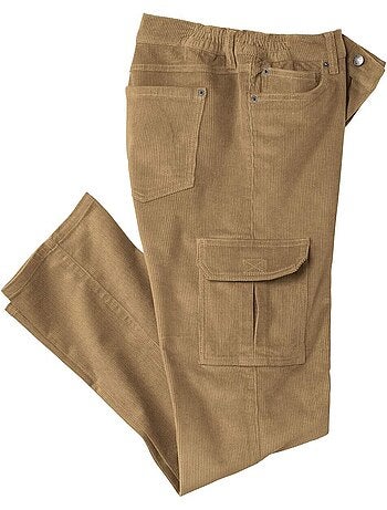 Pantalon cargo en velours cotele - atlas for men