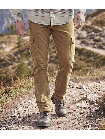 Pantalon cargo en velours cotele - atlas for men