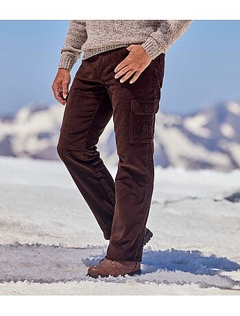 Le pantalon regular en velours stretch - atlas for men