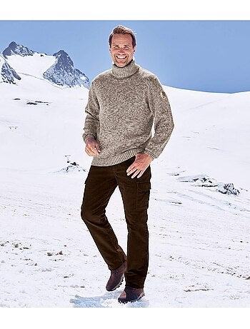 Le pantalon regular en velours stretch - atlas for men