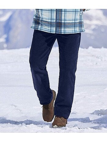 Le pantalon regular en velours stretch - atlas for men