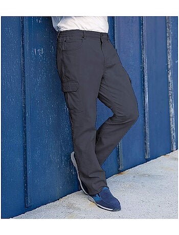 Le Pantalon Twill Cargo Taille Semi-Elastiquée - ATLAS FOR MEN