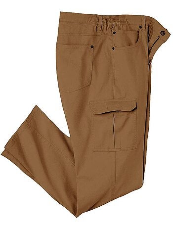 Le Pantalon Twill Cargo Taille Semi-Elastiquée - ATLAS FOR MEN