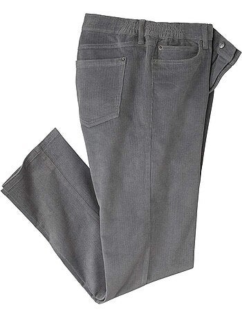 Le pantalon velours 5 poches stretch - atlas for men