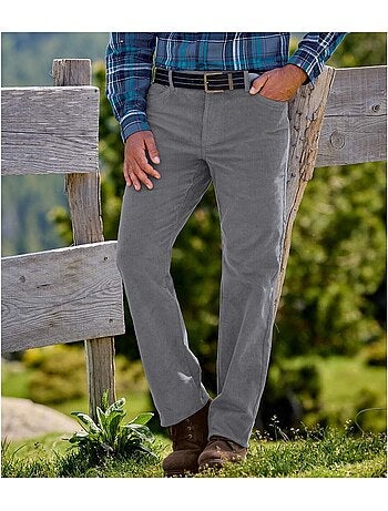 Le pantalon velours 5 poches stretch - atlas for men