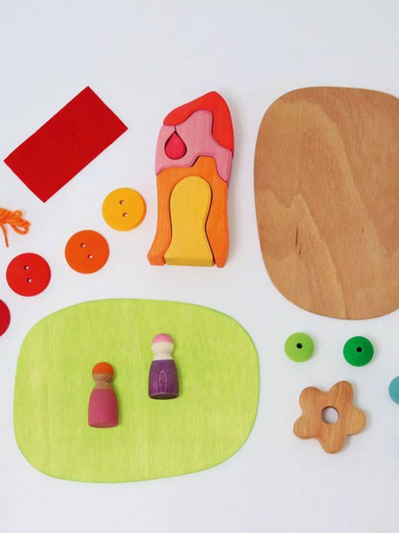 Le Petit Monde "Dans la prairie" Multicolore - Kiabi