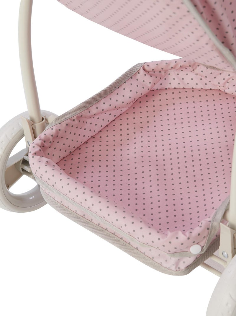 Le petit monde d'Olivia - Poussette 2-en-1 Princesse à pois Polka Dots - Rose / Gris OL-00009 N/A - Kiabi