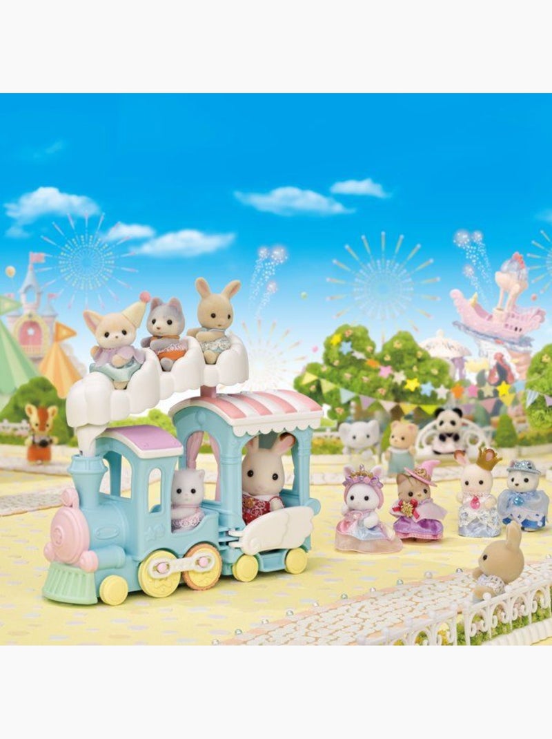 Le petit train à vapeur - sylvanian families - 5702 Bleu - Kiabi