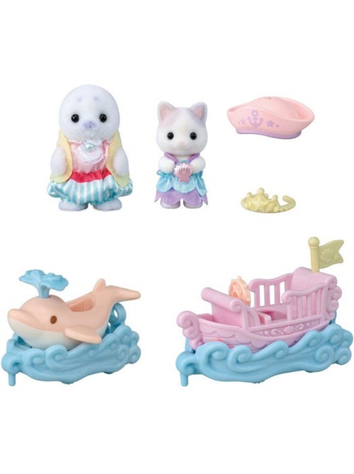 Le petit train de la mer - sylvanian families - 5820 - Kiabi