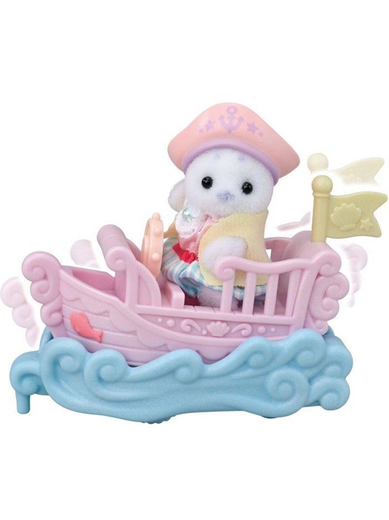 Le petit train de la mer - sylvanian families - 5820 Jaune - Kiabi