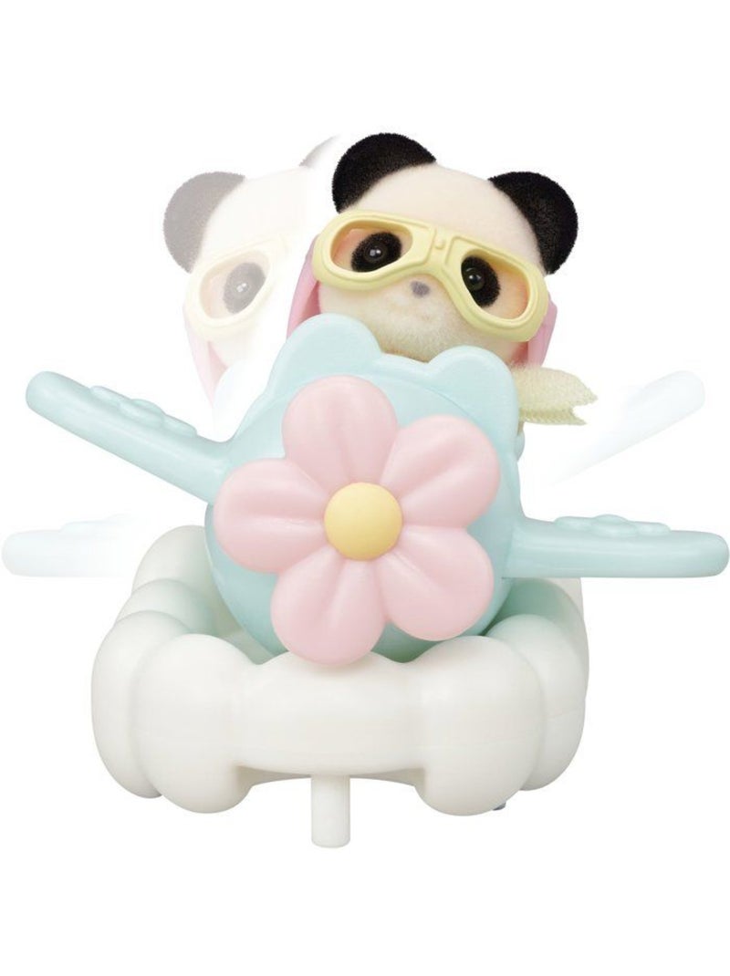 Le petit train des nuages - sylvanian families - 5819 Jaune - Kiabi