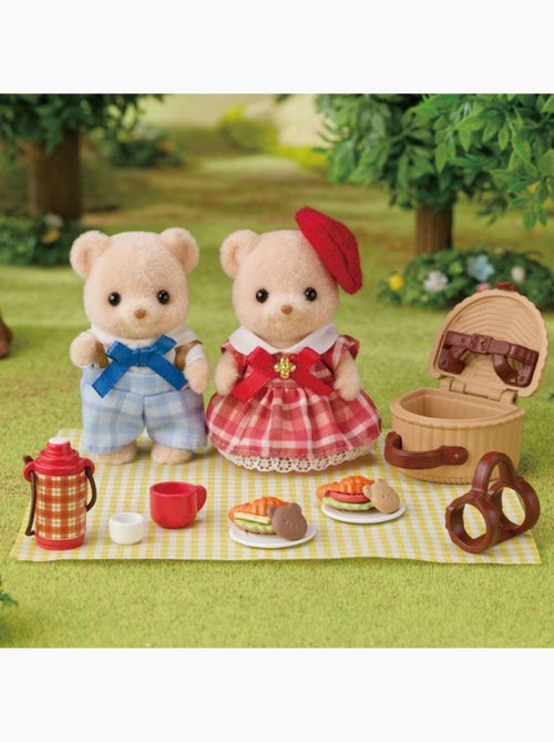 Le pique-nique gourmand des ours biscuit - sylvanian families - 5852 - Kiabi
