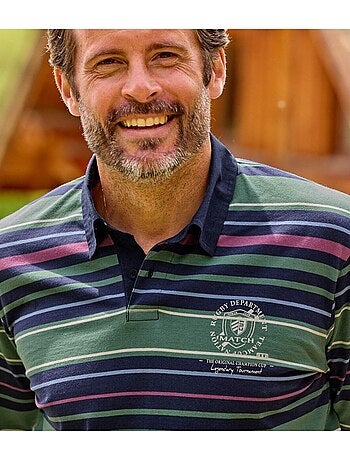 Le polo rugby rayé - atlas for men