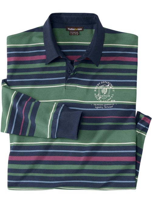 Le polo rugby rayé - atlas for men - Kiabi Le polo rugby rayé - atlas for men - Kiabi