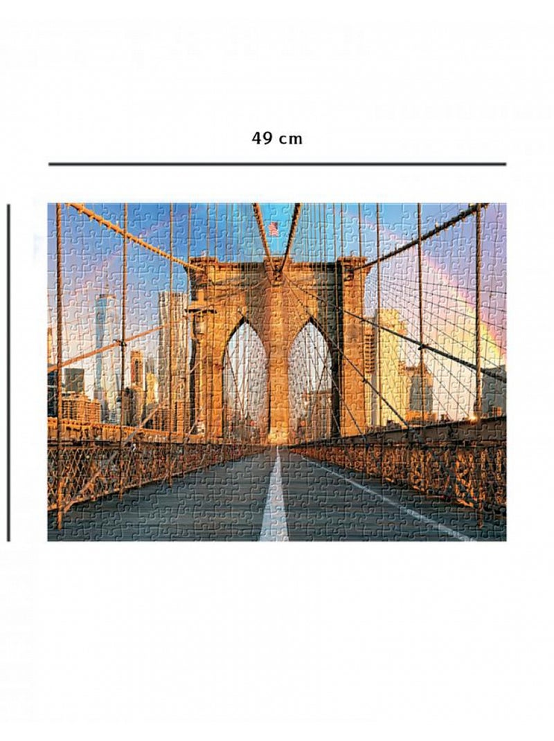Le Pont De Brooklyn Puzzle 500 Pièces - Ravensburger N/A - Kiabi