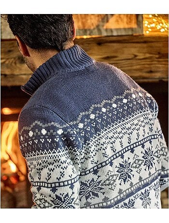 Le pull camionneur tricot jacquard - atlas for men