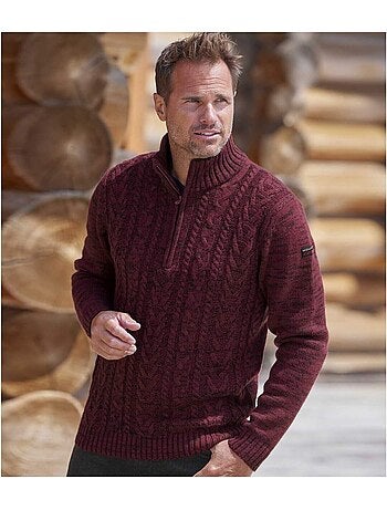 Pull camionneur en tricot mouliné - atlas for men