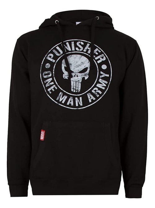 Le Punisseur - Sweat à capuche ONE MAN ARMY (Punisher) - Kiabi