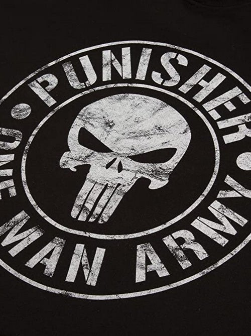 Le Punisseur - Sweat à capuche ONE MAN ARMY (Punisher) - Kiabi