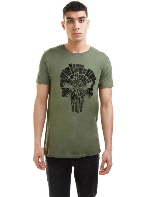 Le Punisseur - T-shirt motif logo brisé (Punisher) - Kiabi