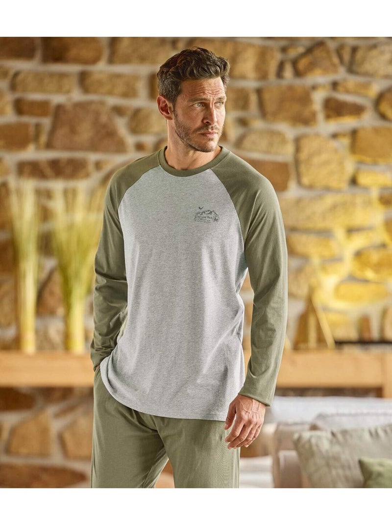 Le pyjama - atlas for men Gris Kaki - Kiabi