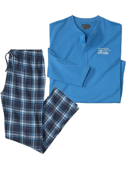 Le Pyjama Bi-Matière Fantaisie  - ATLAS FOR MEN - Kiabi