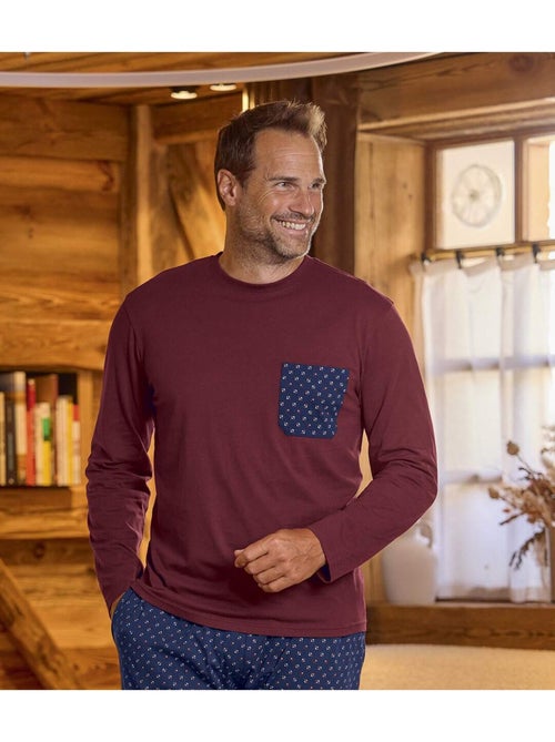 Le pyjama coton fantaisie bicolore - atlas for men - Kiabi Le pyjama coton fantaisie bicolore - atlas for men - Kiabi