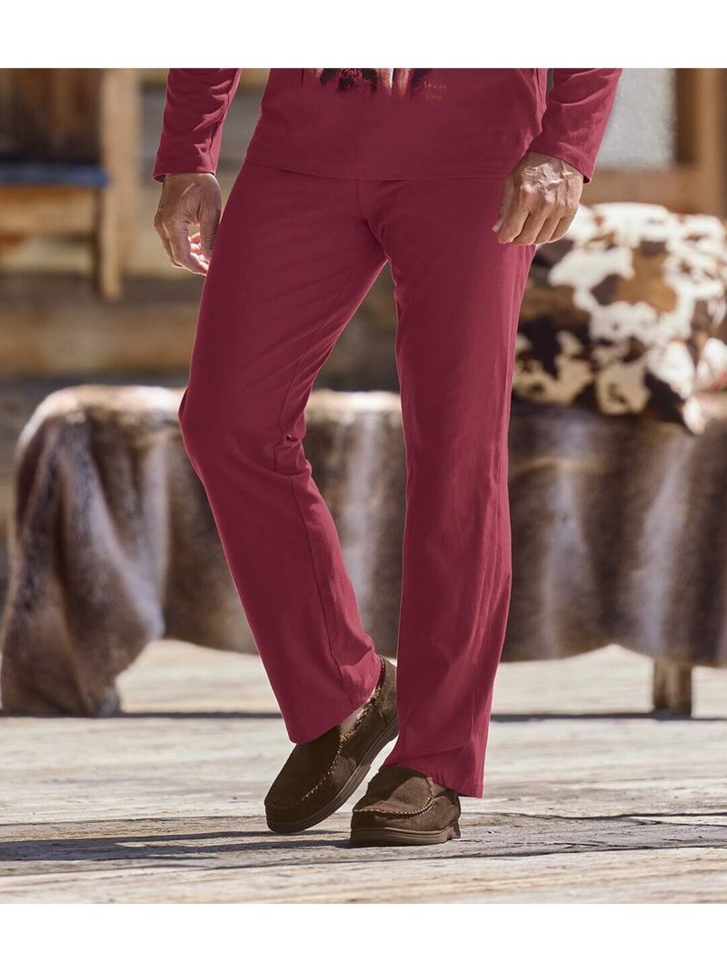 Le pyjama coton indian spirit  - atlas for men Bordeaux - Kiabi