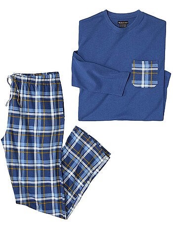 Le Pyjama Coton Style Ecossais - ATLAS FOR MEN