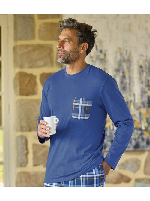 Le Pyjama Coton Style Ecossais - ATLAS FOR MEN - Kiabi Le Pyjama Coton Style Ecossais - ATLAS FOR MEN - Kiabi