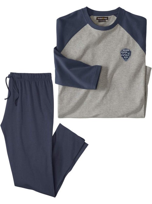 Le Pyjama Jersey Col Rond Manches Raglan - ATLAS FOR MEN - Kiabi Le Pyjama Jersey Col Rond Manches Raglan - ATLAS FOR MEN - Kiabi