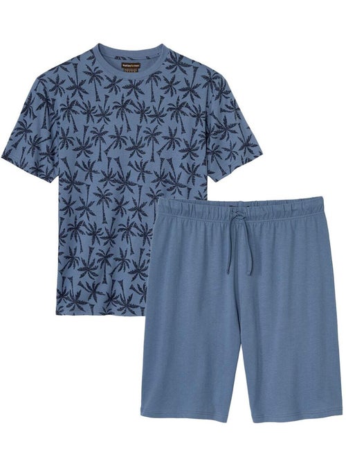 Le Pyjashort en Coton Palmiers - ATLAS FOR MEN - Kiabi Le Pyjashort en Coton Palmiers - ATLAS FOR MEN - Kiabi