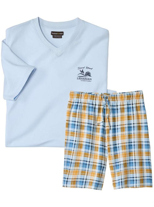 Le pyjashort fantaisie - atlas for men - Kiabi Le pyjashort fantaisie - atlas for men - Kiabi
