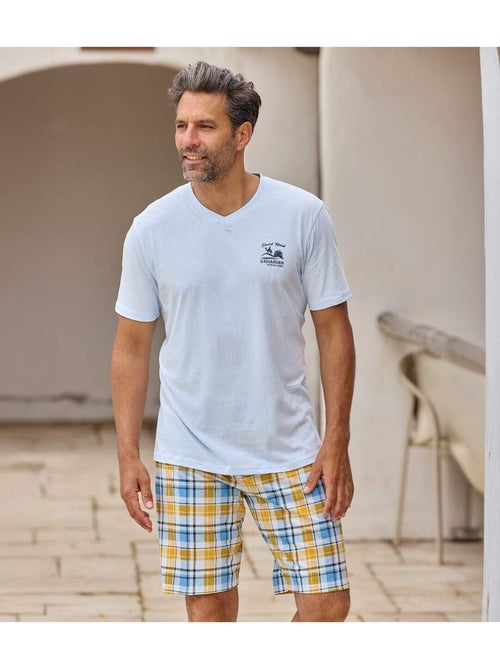 Le pyjashort fantaisie - atlas for men - Kiabi Le pyjashort fantaisie - atlas for men - Kiabi