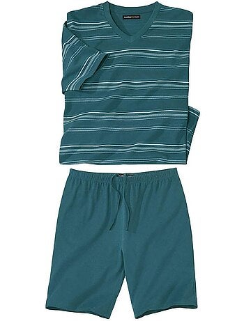 Le pyjashort rayé d’été - atlas for men