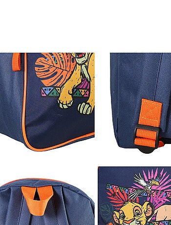 Le Roi Lion - Sac goûter 31cm bleu marine, 1 compartiment - Bagtrotter