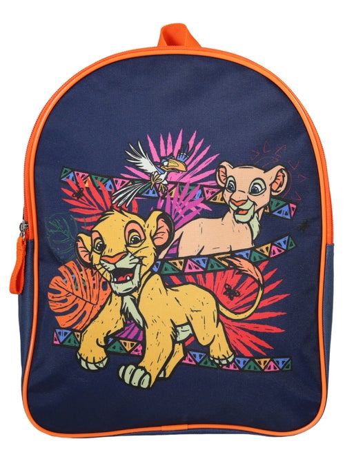 Le Roi Lion - Sac goûter 31cm bleu marine, 1 compartiment - Bagtrotter - Kiabi