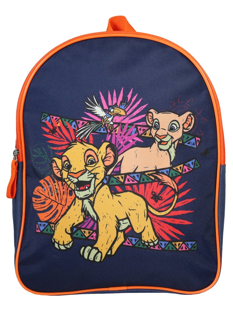 Le Roi Lion - Sac goûter 31cm bleu marine, 1 compartiment - Bagtrotter Bleu marine - Kiabi