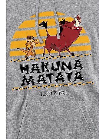 Le Roi Lion - Sweat à capuche HAKUNA MATATA