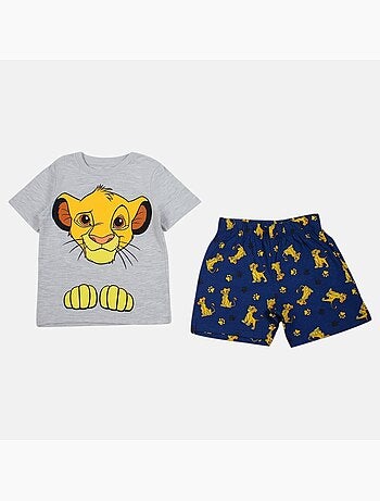 Le Roi Lion - T-shirt manches courtes personnage avec short