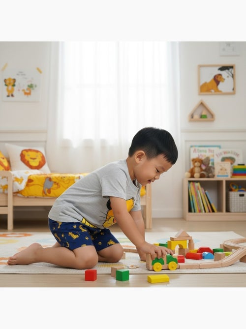 Le Roi Lion - T-shirt manches courtes personnage avec short - Kiabi